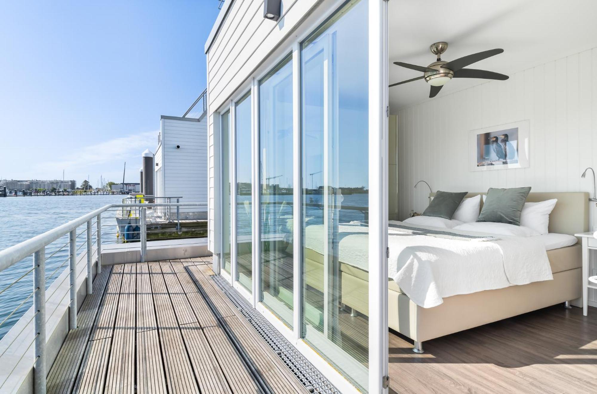 Triton: Meerblick, Sauna, Dachterrasse Olpenitz Exterior photo