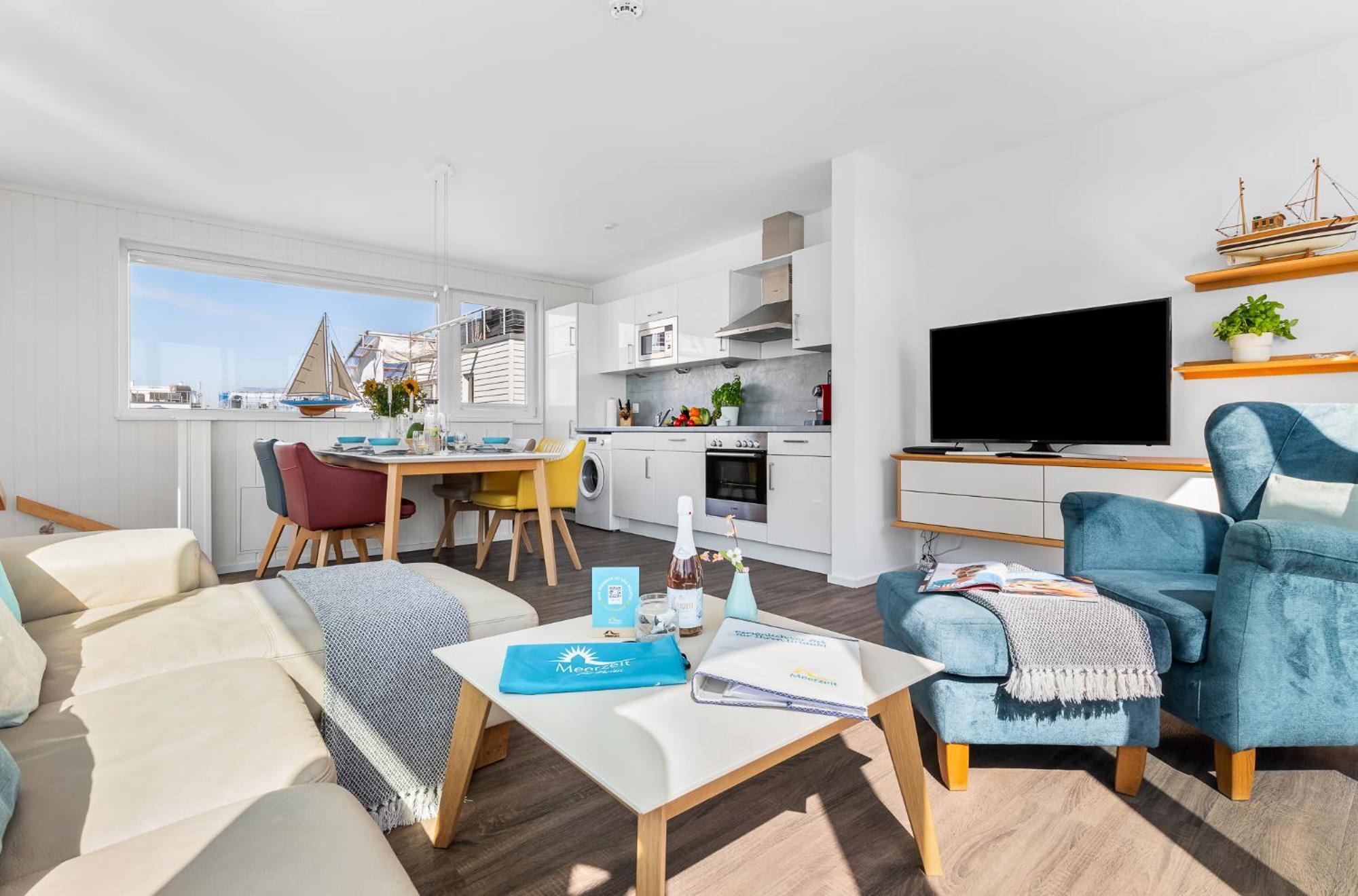 Triton: Meerblick, Sauna, Dachterrasse Olpenitz Exterior photo